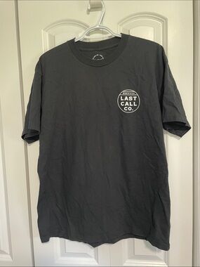 Men's Black Last Call Co. Logo tee